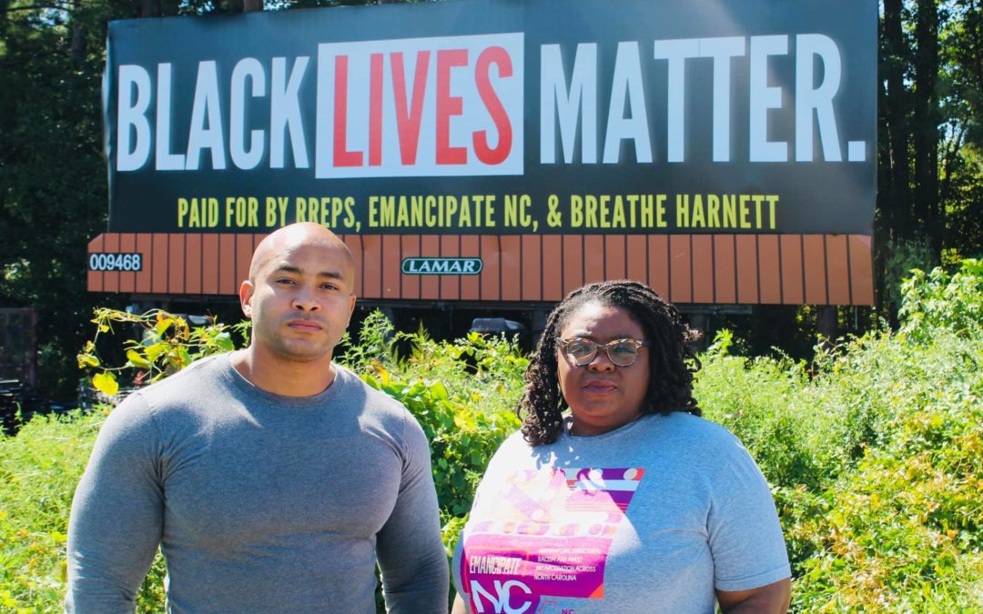 New Billboards Affirm Black Lives in Harnett County