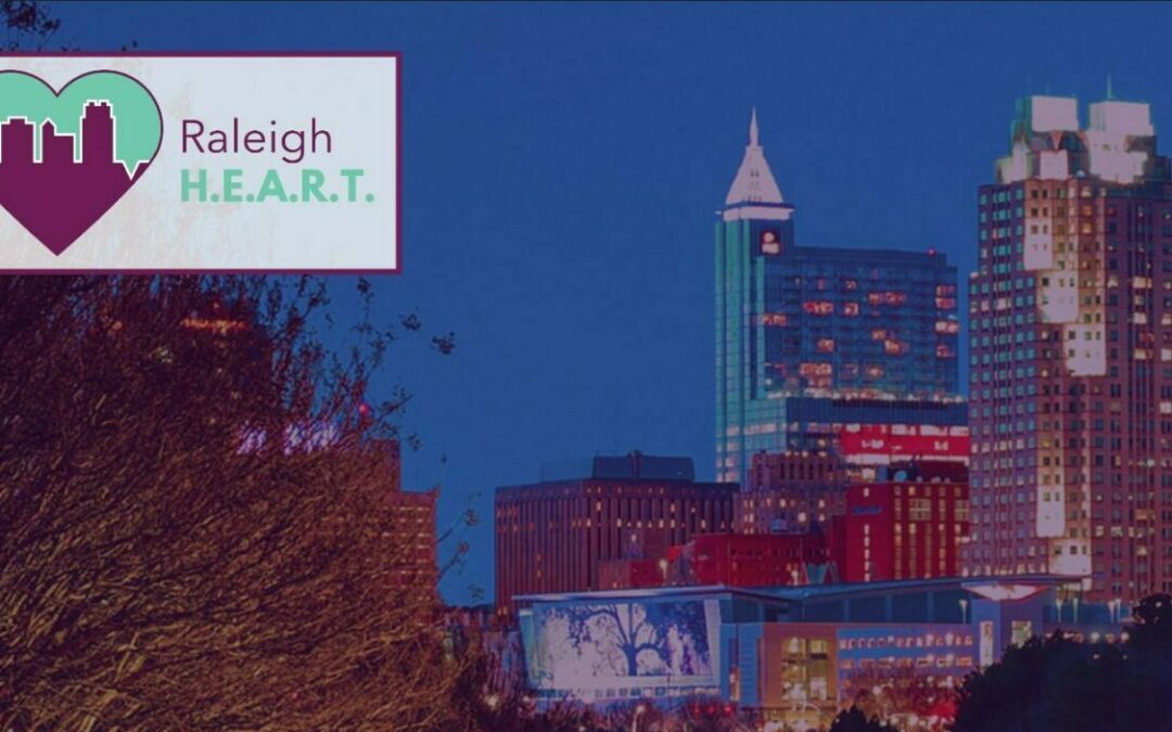 Raleigh HEART website homepage