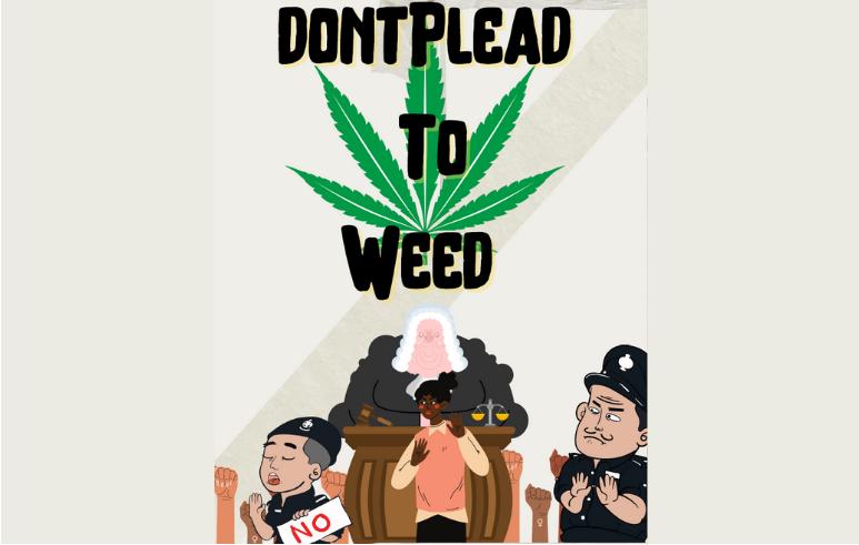 Don't plead to weed illustration
