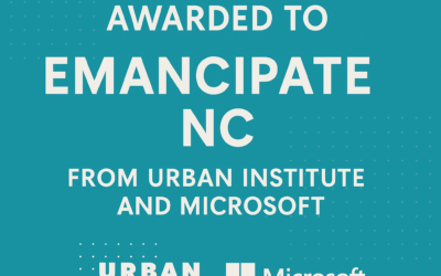 Emancipate NC Awarded Catalyst Grant from Urban Institute and Microsoft