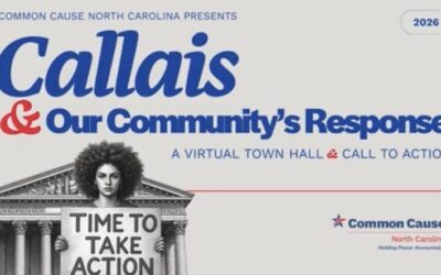 Common Cause NC — Virtual Town Hall