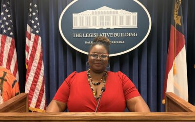 Dawn Blagrove Speaks Out Against Voter Suppression at the North Carolina General Assembly