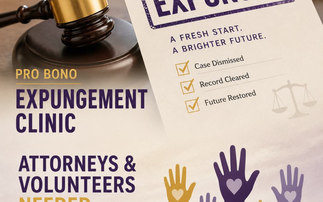 Expungement Clinic Graphic
