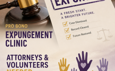 Pro Bono Criminal Record Expungement Clinic